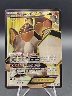 REGIROCK EX - #43a/124 - Pokemon Fates Collide Full Alternate Art Ultra Rare NM - Image 1