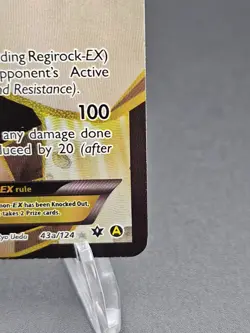 REGIROCK EX - #43a/124 - Pokemon Fates Collide Full Alternate Art Ultra Rare NM - Image 4