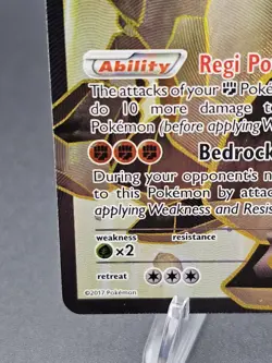 REGIROCK EX - #43a/124 - Pokemon Fates Collide Full Alternate Art Ultra Rare NM - Image 5