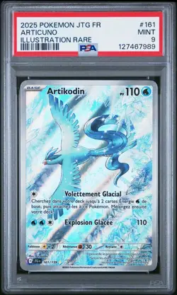 Carte Pokemon Artikodin 161/159 AR EV9 Aventures Ensemble PSA 9 ✨ - Image 2