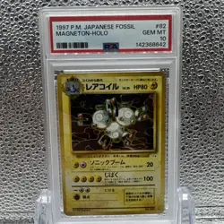 Pokemon PSA 10 Magneton Japanese Fossil Holo Rare - Image 1