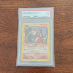 Pokemon Dark Charizard Team Rocket 4/82 Holo Unlimited PSA 7 2000 - Image 1