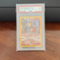 Pokemon Dark Charizard Team Rocket 4/82 Holo Unlimited PSA 7 2000 - Image 3