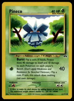 Pokemon Neo Discovery 61/75 Pineco - Image 1