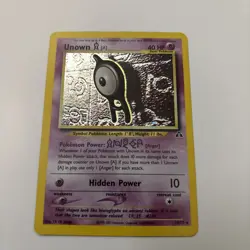 Unown [A] 14/75 Neo Discovery Holo Pokemon - Image 1