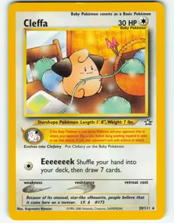 Cleffa - 20/111 Neo Genesis - Pokemon TCG - 2000 - Image 1