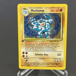 Machamp 8/102 1st Edition Holo - Base Set - Pokemon TCG 1999 - Image 1