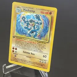 Machamp 8/102 1st Edition Holo - Base Set - Pokemon TCG 1999 - Image 2