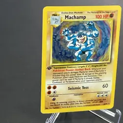 Machamp 8/102 1st Edition Holo - Base Set - Pokemon TCG 1999 - Image 3