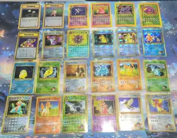 Pokemon Vintage Vending Machine Sticker Lot Holo Prism Japanese & English Gym - Image 1