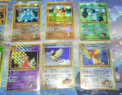 Pokemon Vintage Vending Machine Sticker Lot Holo Prism Japanese & English Gym - Image 4