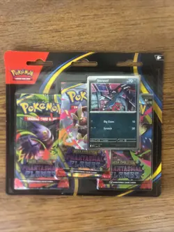 🔥 Pokemon TCG Phantasmal Flame Triple Blister – sneasel Promo – Sealed - Image 1