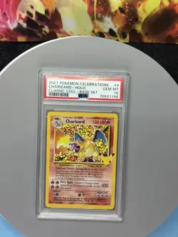 2021 Pokemon Charizard Holo PSA 10 Celebrations Classic 25th Anniversary - Image 1