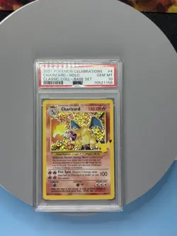 2021 Pokemon Charizard Holo PSA 10 Celebrations Classic 25th Anniversary - Image 3