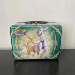 Pokemon TCG Spring 2022 Collectors Chest Lunchbox Tin/Promos only Arceus - Image 1
