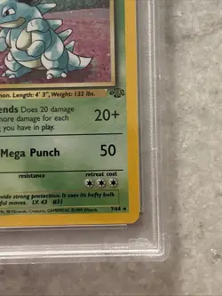 1999 Pokemon Jungle 1st Edition Nidoqueen Holo #7 PSA 9 MINT - Image 4