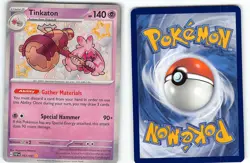 TINKATON 167/091 SHINY RARE PALDEAN FATES POKEMON NM - Image 1