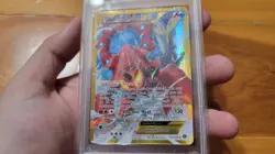 Volcanion EX 115/114 Secret Rare XY Steam Siege Pokemon PSA 9 Free Shipping - Image 2