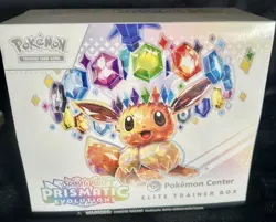 New Prismatic Evolutions Pokemon Center Elite Trainer Box Sealed ETB w/Hard Case - Image 5