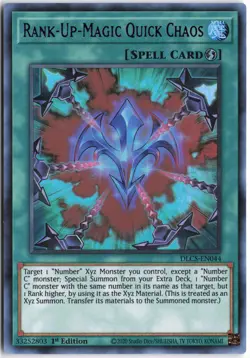 Yugioh - Rank-Up-Magic Quick Chaos (Purple) DLCS-EN044 1st Edition - Dragons of - Image 1