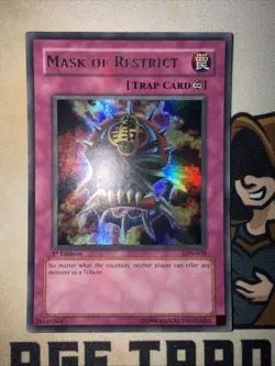 Yu-Gi-Oh Mask of Restrict LON-018 Ultra Rare 1st Edition - Image 2