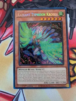 Radiant Typhoon Krosea DOOD-EN015 Doom of Dimensions 1st Edition Yu-Gi-Oh - Image 1