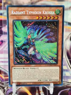 Radiant Typhoon Krosea DOOD-EN015 Secret Rare 1st Edition Yu-Gi-Oh Pack Fresh! - Image 1
