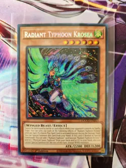 Radiant Typhoon Krosea DOOD-EN015 Secret Rare 1st Edition Yu-Gi-Oh Pack Fresh! - Image 3