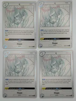 4x One Piece EB02-031 R Hope English Playset - TCG - Image 1