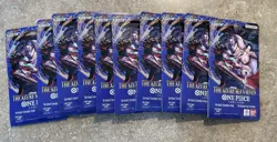 One Piece TCG The Azure Sea’s Seven OP-14 Sleeved Booster Pack Lot Of 10 Sealed - Image 1