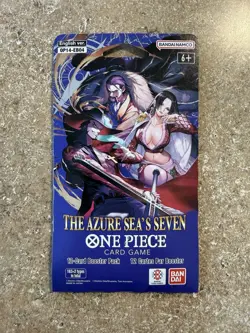 One Piece TCG The Azure Sea’s Seven OP-14 Sleeved Booster Pack Lot Of 10 Sealed - Image 3