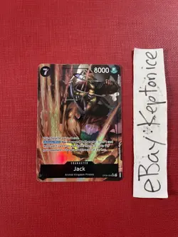 One Piece TCG ENGLISH Jack OP08-084 Super Rare Parallel ALT ART Two Legends SR - Image 1