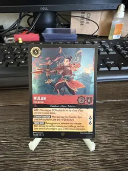 2024 Disney Lorcana Mulan Elite Archer 114/204 Legendary Cold Foil - Image 1