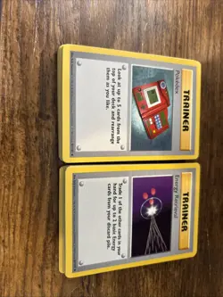 NM SHADOWLESS Pokemon Base Set Player Starter Deck Cards Only No Holos 60 Cards - Image 1