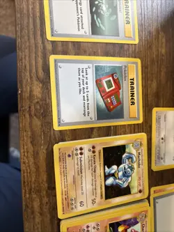 NM SHADOWLESS Pokemon Base Set Player Starter Deck Cards Only No Holos 60 Cards - Image 3