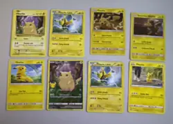 Pokemon TCG - Lot of 8 Pikachu Cards - Detective , Libre, & More Free Shipping! - Image 1
