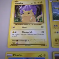 Pokemon TCG - Lot of 8 Pikachu Cards - Detective , Libre, & More Free Shipping! - Image 2