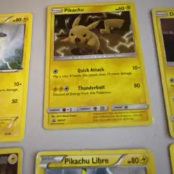 Pokemon TCG - Lot of 8 Pikachu Cards - Detective , Libre, & More Free Shipping! - Image 4