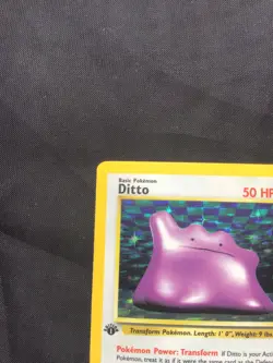 Pokemon Cards: 1st Edition Fossil Rare Holo: Ditto 3/62 - Image 3