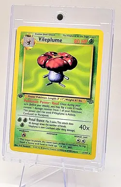 Pokemon TCG Vileplume 31/64 Jungle Unlimited Non-Holo Card WOTC 1st Edition - Image 5