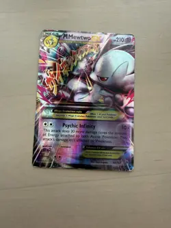 Pokemon M Mewtwo EX Ultra Rare Breakthrough 64/162 Holo 210HP Card - Image 2