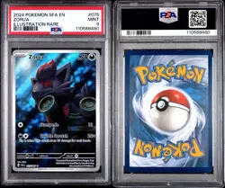 Pokemon TCG Zorua Illustration Rare Holo Card 075/064 Shrouded Fable PSA 9 - Image 3