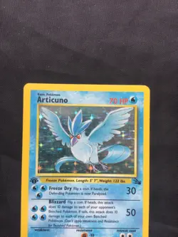 Pokemon Cards: 1st Edition Fossil Rare Holo: Articuno 2/62 - Image 2
