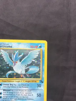 Pokemon Cards: 1st Edition Fossil Rare Holo: Articuno 2/62 - Image 4