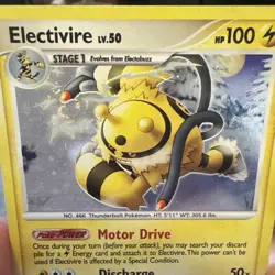 Pokemon Secret Wonders Holo Rare Card - Electivire 25/132 Awesome SWIRL - Image 1