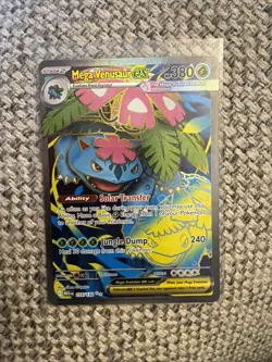 Pokemon TCG Mega Evolutions Mega Venasaur EX Full Art Card 155/132 NM Condition - Image 1