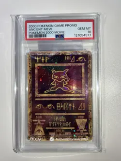 Pokemon Ancient Mew Promo Holo PSA 10 Pokemon 2000 Movie Card English 2000 - Image 1