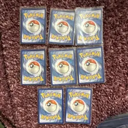 Pokemon TCG V Holo Lot 8 Cards Glaceon Espeon Flareon Leafeon Eevee - Image 2