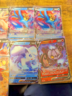 Pokemon card lot, assorted V and 1 ex cards ( 11 card lot) - Image 4