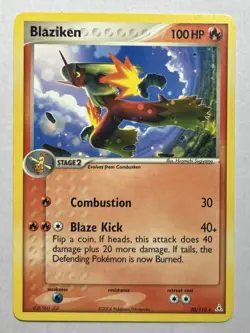 Blaziken 20/110 - Pokemon TCG Card - EX Holon Phantoms - 2006 - Image 1